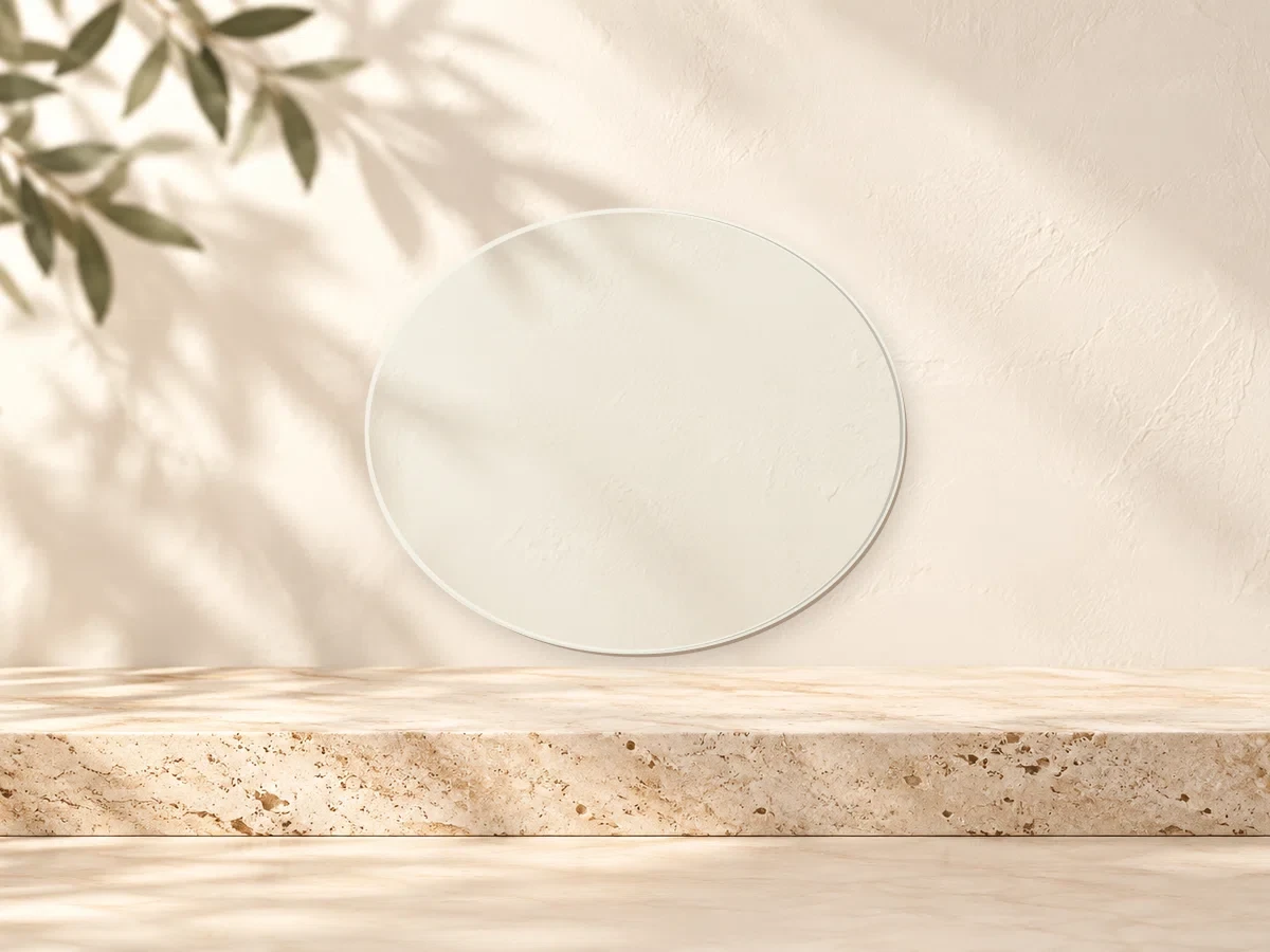 Oval Blank in Clear