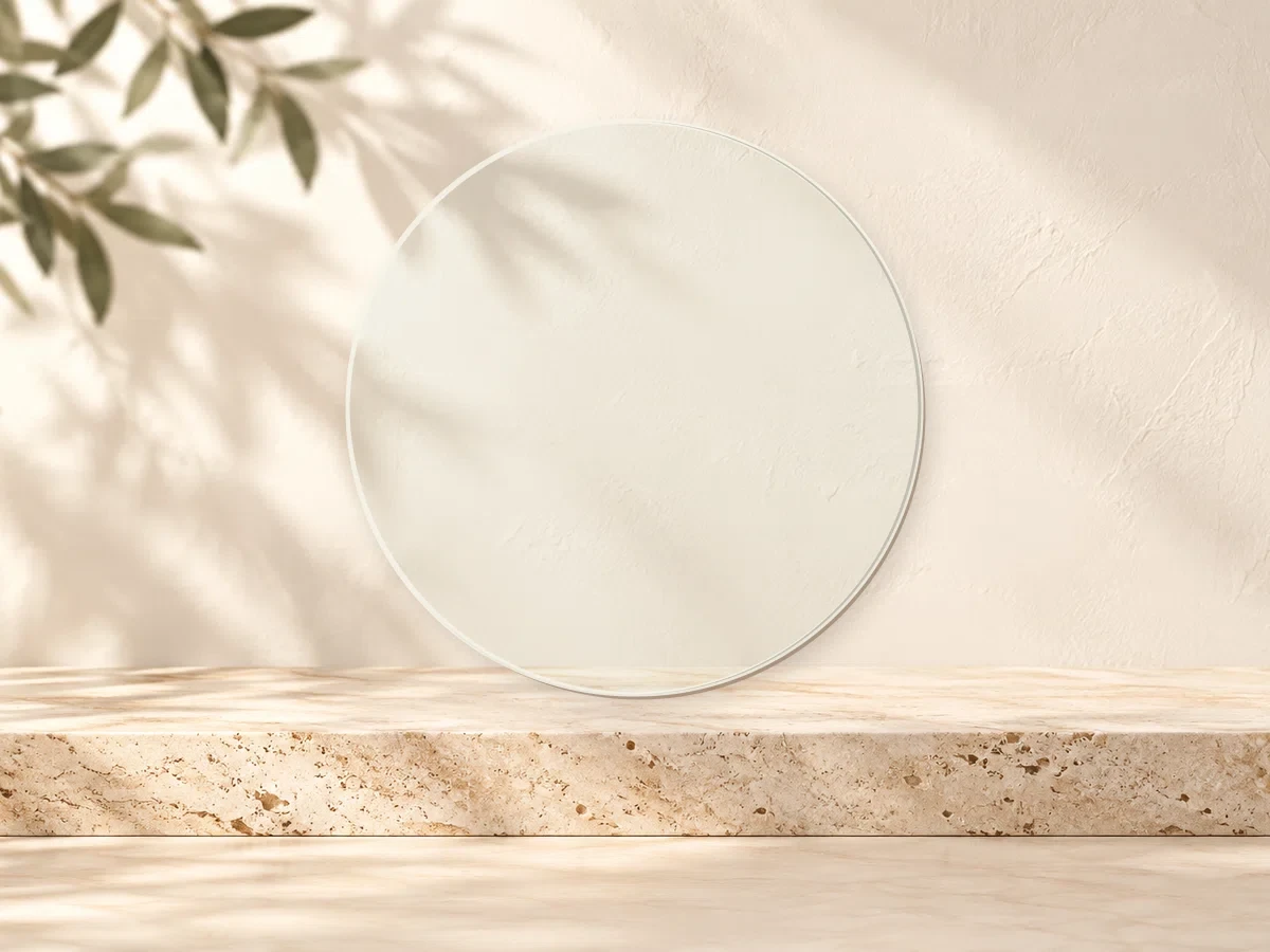 Round Blank in Clear