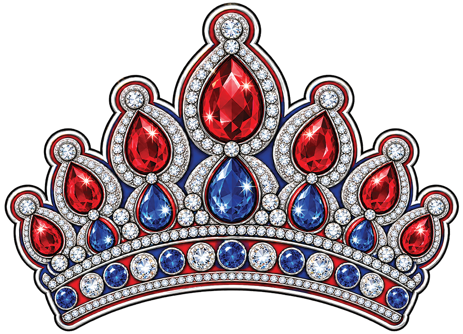 Crown — UV DTF on acrylic