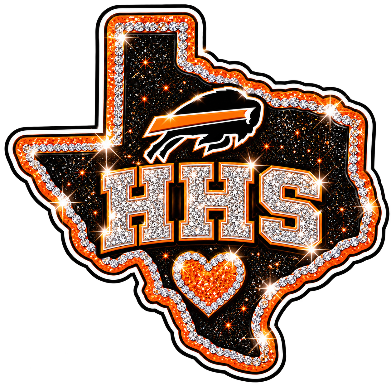 Texas HHS — UV DTF on acrylic