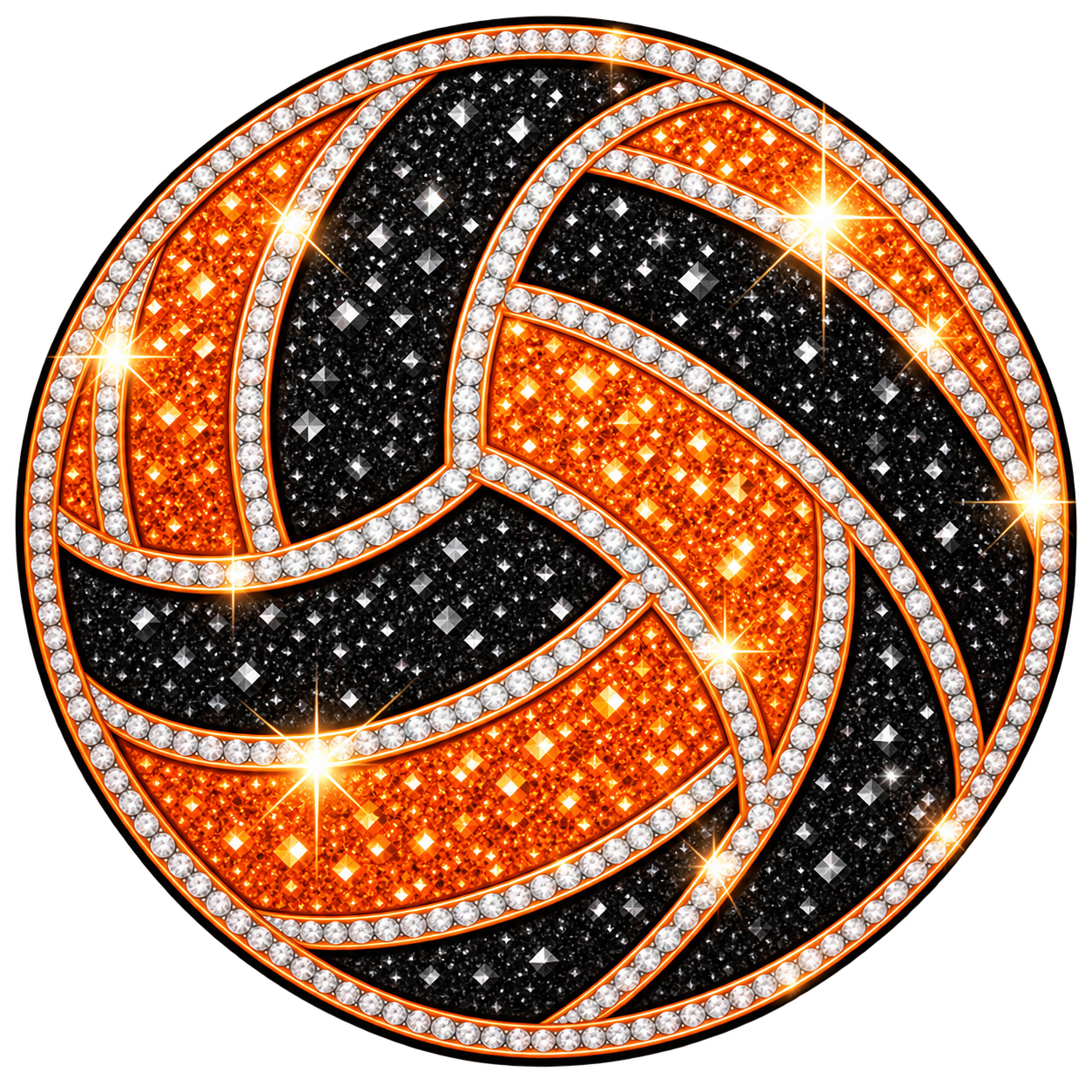 Volleyball — UV DTF on acrylic